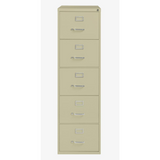 Lorell Commercial Grade Vertical File Cabinet - 5-Drawer - Legal - Heavy Duty - Putty