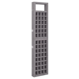 vidaXL 5-Panel Room Divider/Trellis Solid Fir Wood Gray - 79.3"x70.9"