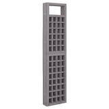 vidaXL 6-Panel Room Divider/Trellis Solid Fir Wood Gray 95.5"x70.9" - Buy Online