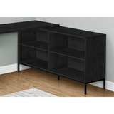 L-Shaped Corner Computer Desk with Storage Drawers - 60"L, Black Oak - Ember Workspace - WhatYouNeedSales