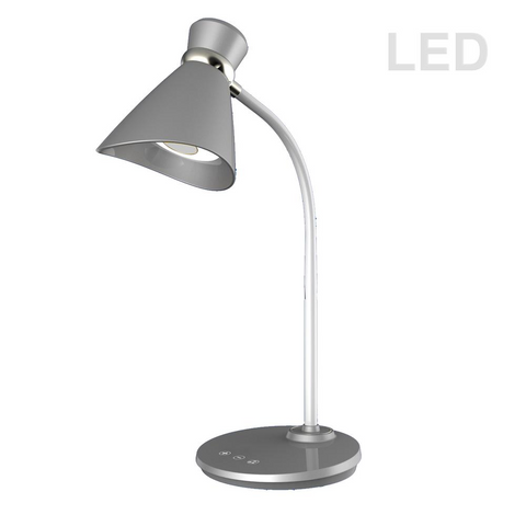 6W Desk Lamp, Silver Finish - WhatYouNeedSales