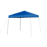 8’x8’ Blue Outdoor Pop Up Event Slanted Leg Canopy Tent