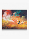 A Boat In Space Canvas -Image by Shutterstock - WhatYouNeedSales