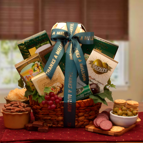 A Gourmet Thank You Gift Basket - corporate gift - thank you gift - WhatYouNeedSales