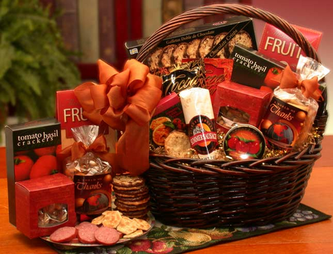 A Grand World Of Thanks Gourmet Gift Basket - Corporate