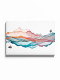 Abstract Desert And Boat Canvas -Image by Shutterstock - WhatYouNeedSales