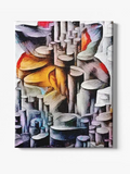 Abstract Pillars Canvas -Image by Shutterstock - WhatYouNeedSales