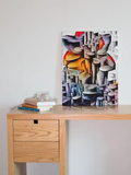 Abstract Pillars Canvas -Image by Shutterstock - WhatYouNeedSales