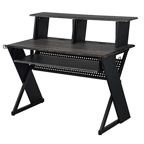 ACME Annette Music Desk, Black-Finish - WhatYouNeedSales