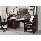 ACME Annette Music Desk, Natural & Black Finish - WhatYouNeedSales