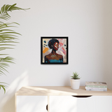 African American Soul Portrait Canvas Wall Art With Frame - WhatYouNeedSales