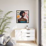 African American Soul Portrait Canvas Wall Art With Frame - WhatYouNeedSales