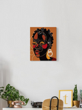 African Woman Art Wrapped Canvas -Image by Shutterstock - WhatYouNeedSales