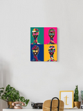 Afro Woman Art In Colors Wrapped Canvas -Image by Shutterstock - WhatYouNeedSales