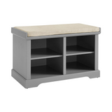 Anderson Storage Bench Gray/Tan - WhatYouNeedSales