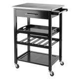 Anthony Kitchen Cart Stainless Steel - WhatYouNeedSales