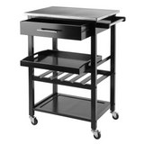 Anthony Kitchen Cart Stainless Steel - WhatYouNeedSales