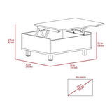 Aran Lift Top Coffee Table, Storage Compartment - WhatYouNeedSales