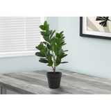 Artificial Plant, 28" Tall, Garcinia Tree, Decorative, Green Leaves, Black Pot - WhatYouNeedSales