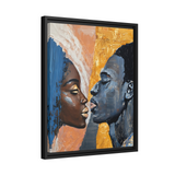 ATTEMPTED KISS Canvas Wall Art - By QueenNoble - WhatYouNeedSales