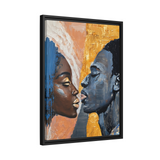 ATTEMPTED KISS Canvas Wall Art - By QueenNoble - WhatYouNeedSales