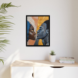 ATTEMPTED KISS Canvas Wall Art - By QueenNoble - WhatYouNeedSales