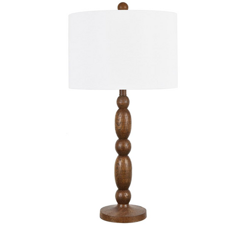 Aubrey Resin Wood Table Lamp - WhatYouNeedSales