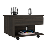 Babel Lift Top Coffee Table, Caster, One Shelf - WhatYouNeedSales