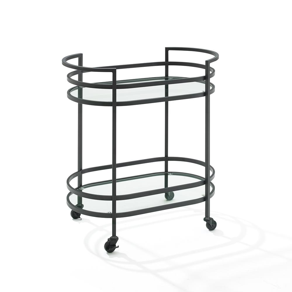 Bailey Bar Cart Matte Black - WhatYouNeedSales