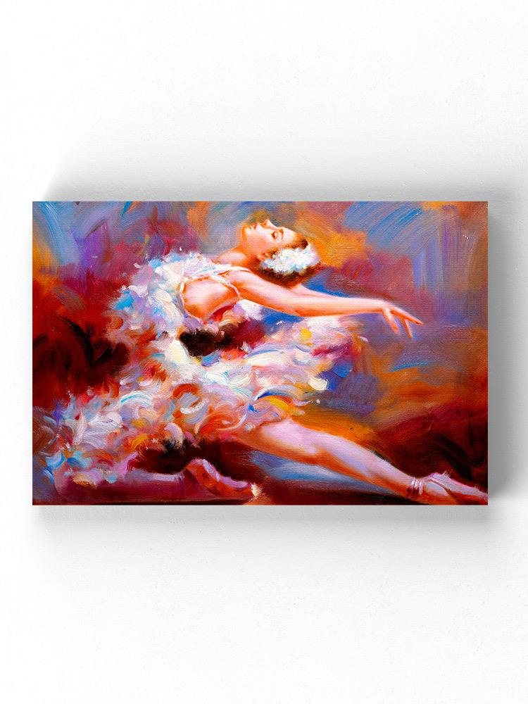 Ballet Dancer Pose Wrapped Canvas -Image by Shutterstock - WhatYouNeedSales