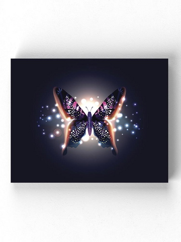 Beautiful Abstract Butterfly  Wrapped Canvas -Image by Shutterstock - WhatYouNeedSales