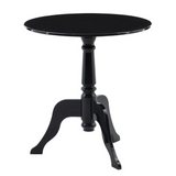 Black Acrylic End Table - Elegant and Versatile Accent Piece