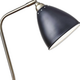 Black Metal And Antique Brass Adjustable Usb Port Desk Lamp - WhatYouNeedSales