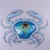 Blue Crab Metal Wall Art - WhatYouNeedSales