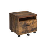 Bob File Cabinet, Weathered Oak - WhatYouNeedSales