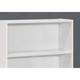 BOOKCASE - 36"H / WHITE WITH 3 SHELVES - WhatYouNeedSales