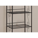 BOOKCASE - 70"H / COPPER METAL ETAGERE - WhatYouNeedSales