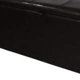 "Brown Faux Leather Storage Bench" - WhatYouNeedSales