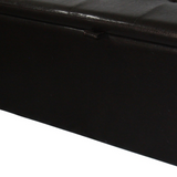 "Brown Faux Leather Storage Bench" - WhatYouNeedSales