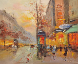 Building Paris Knife Art Painting - WhatYouNeedSales