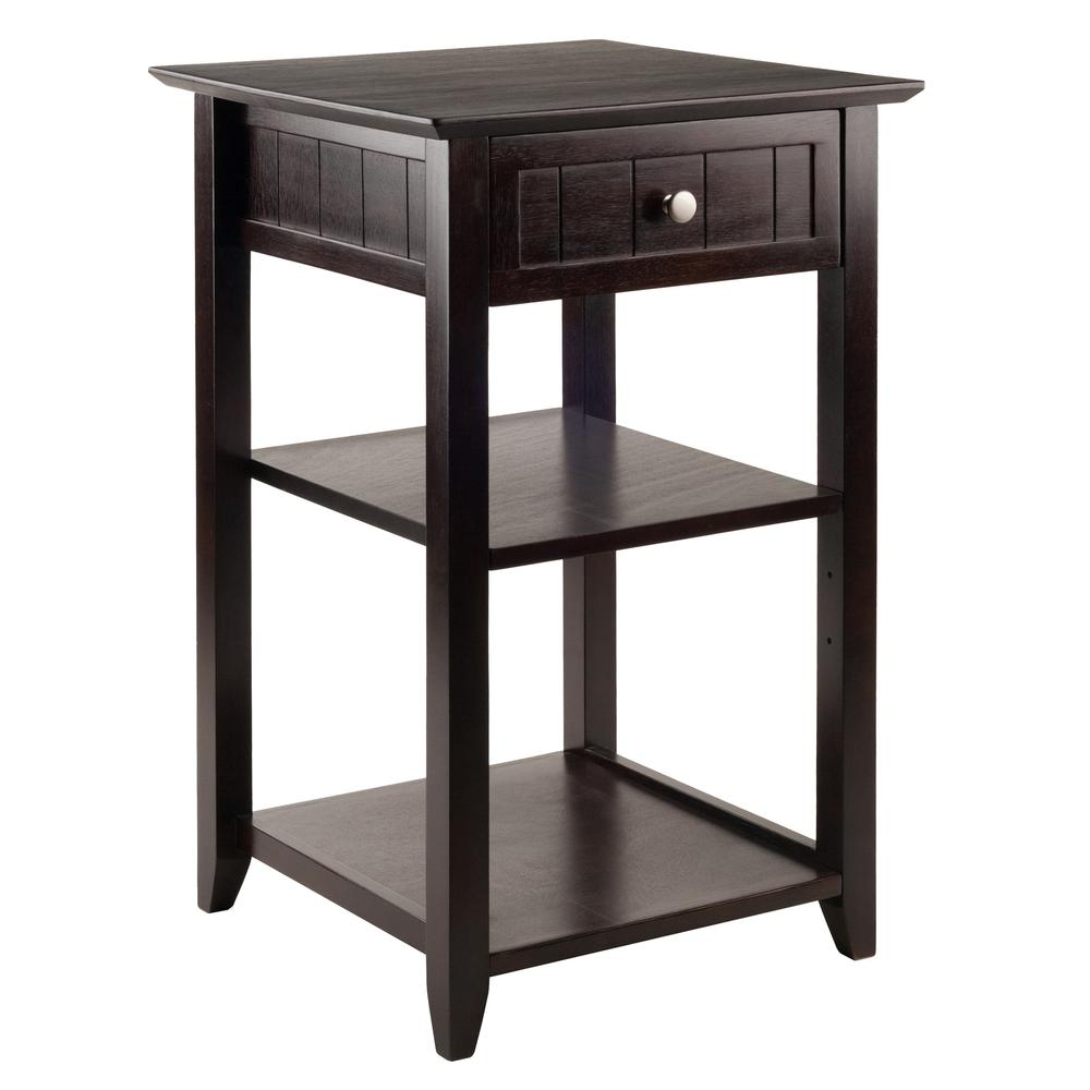 Burke Printer Stand Coffee Finish - WhatYouNeedSales