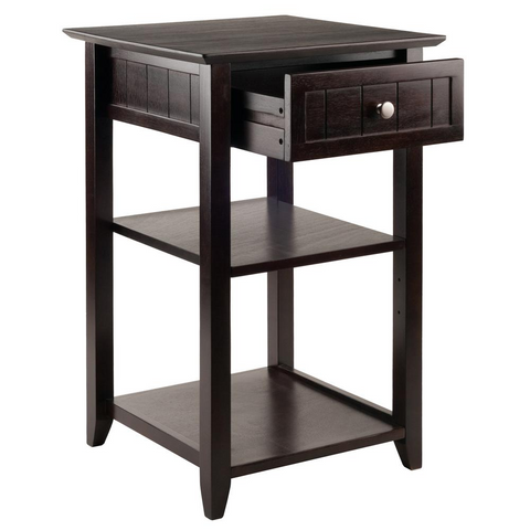 Burke Printer Stand Coffee Finish - WhatYouNeedSales