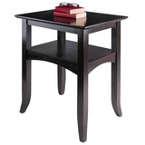 Camden End Table Coffee Finish - Solid Wood Construction