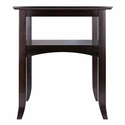 Camden End Table Coffee Finish - Solid Wood Construction