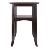 Camden End Table Coffee Finish - Solid Wood Construction