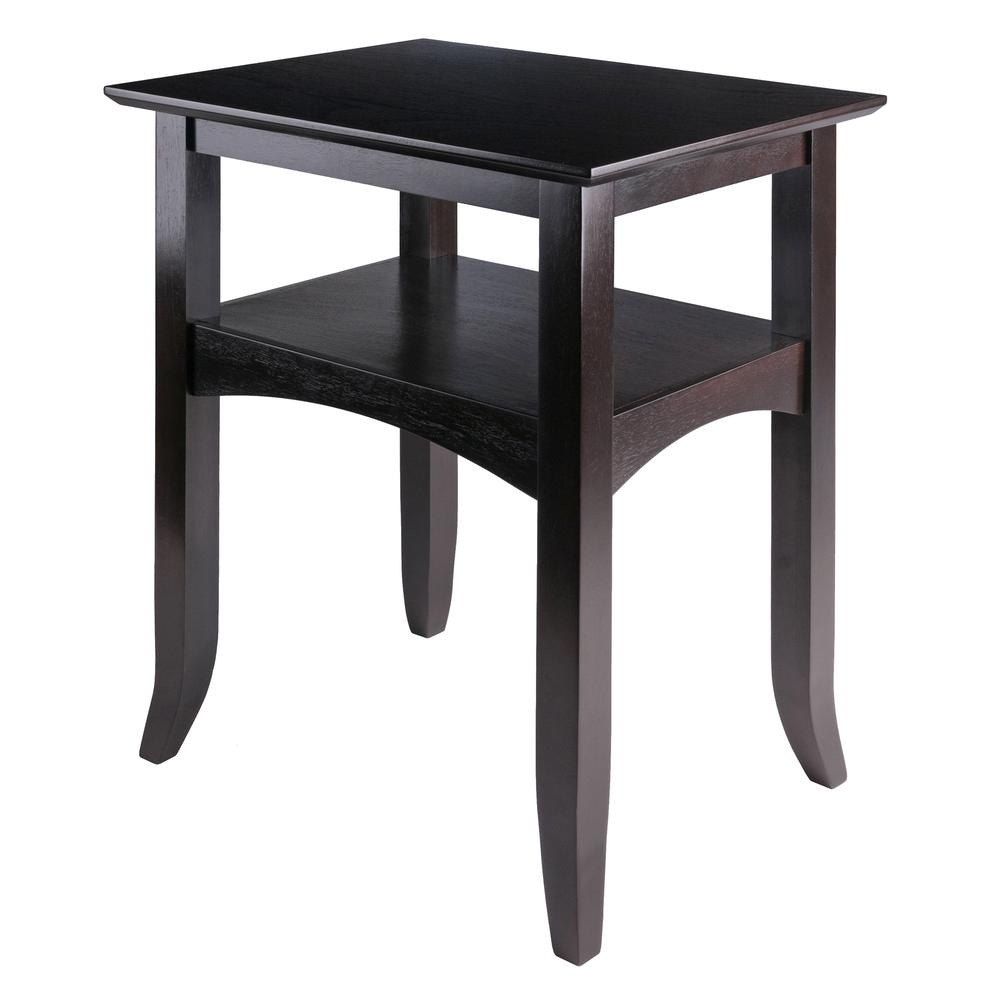 Camden End Table Coffee Finish - Solid Wood Construction