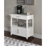 Cameron Kitchen Cart With Granite Top - WhatYouNeedSales