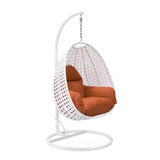 Charcoal Wicker Hanging Egg Swing Chair - Outdoor Furniture