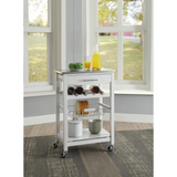 Clarke Blue Kitchen Cart - WhatYouNeedSales