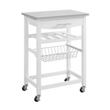 Clarke Blue Kitchen Cart - WhatYouNeedSales